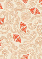 Vivid Cocoon Swirl Abstract Design Rug