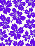 Vibrant Purple Floral Pattern Rug