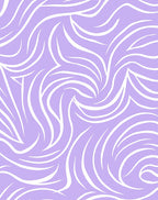 Abstract Swirls Lavender Pattern Rug