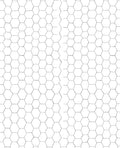 Gray Hexagon Pattern Design Rug