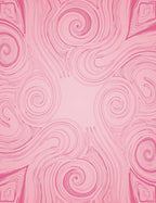 Abstract Swirls Pink Flow Pattern Rug