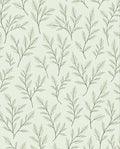 Delicate Leafy Branch Pattern Rug