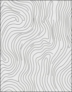 Abstract Wavy Line Pattern Rug