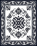 Classic Paisley Intricate Border Design Rug