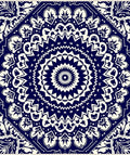 Intricate Starburst Mandala Pattern Rug