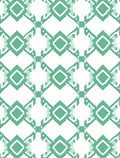 Teal Diamond Contemporary Pattern Rug