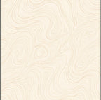 Cream Abstract Swirl Pattern Rug