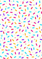 Colorful Sprinkle Pattern Design Rug