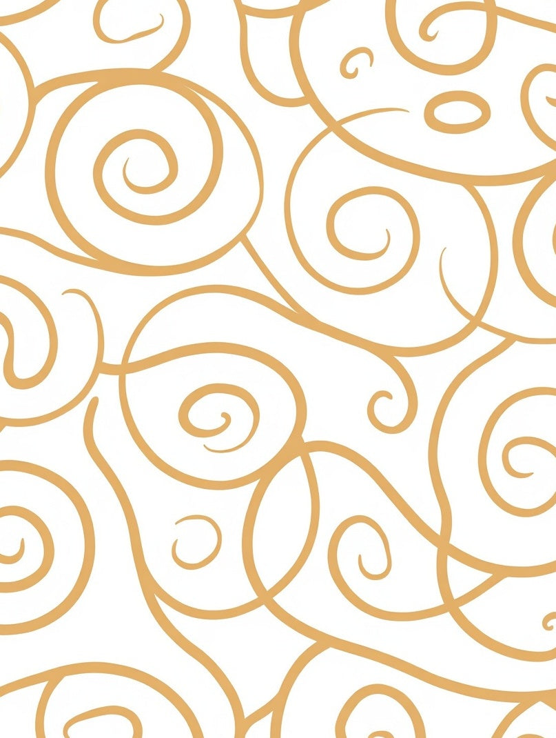 Classic Swirling Scroll Pattern Rug