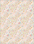 Abstract Swirl Pattern Pastel Rug