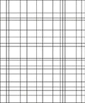 Bold Black Grid Pattern Rug