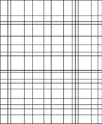 Bold Black Grid Pattern Rug