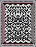 Bold Intricate Geometric Design Rug