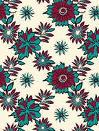 Bold Floral Pattern Design Rug