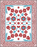 Floral Design With Intricate Borders Rug