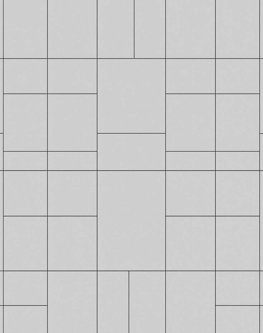 Modern Geometric Squares Pattern Rug
