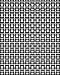 Black and White Abstract Patterned Design Rug