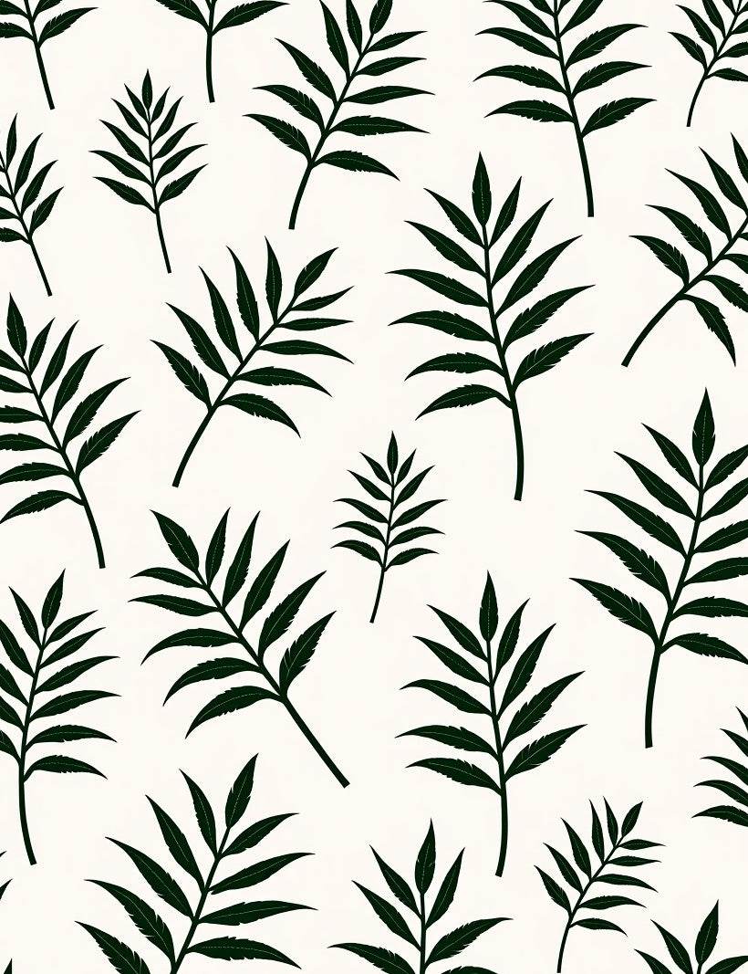 Classic Leaf Pattern Design Rug