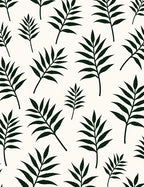 Classic Leaf Pattern Design Rug