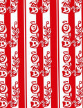 Red White Candy Cane Charm Rug