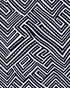 Bold Maze Patterned Design Rug