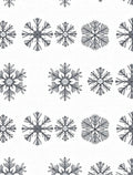 Elegant Snowflake Pattern Rug