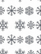 Elegant Snowflake Pattern Rug