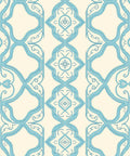 Blue Geometric Patterned Elegant Rug