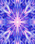 Radiant Abstract Mandala Design Rug