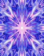 Radiant Abstract Mandala Design Rug
