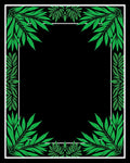 Tropical Greenery Leaf Pattern Rug