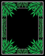 Tropical Greenery Leaf Pattern Rug