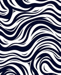 Bold Abstract Zebra Stripe Pattern Rug