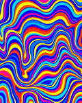 Vibrant Swirls Pattern Rug