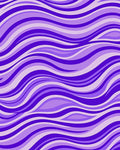 Purple Violet Wavy Abstract Design Rug