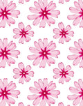 Delicate Pink Flower Pattern Design Rug
