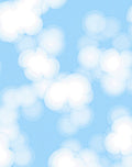 Whimsical Cloud Pattern Rug