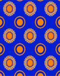 Abstract Sunburst Circle Pattern Rug