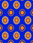 Abstract Sunburst Circle Pattern Rug