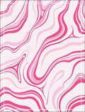Pink Swirl Abstract Pattern Rug
