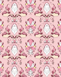 Floral Crest Abstract Pattern Rug