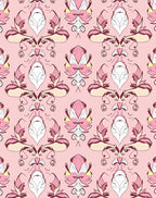 Floral Crest Abstract Pattern Rug
