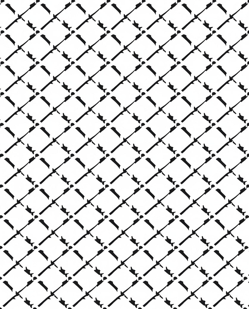 Bold Intersecting Lines Pattern Rug