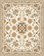 Floral Vine Delicate Classic Design Rug
