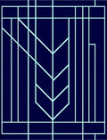 Art Deco Graphic Geometric Lines Rug
