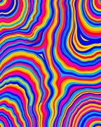 Vibrant Swirl Pattern Rug