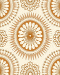 Mandala Style Sunburst Pattern Rug