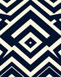 Abstract Geometric Maze Pattern Rug