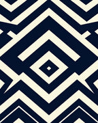 Abstract Geometric Maze Pattern Rug