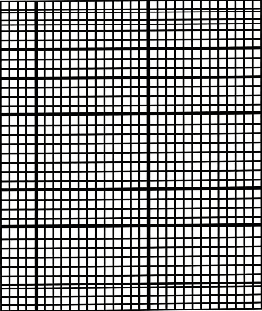 Bold Black White Grid Design Rug